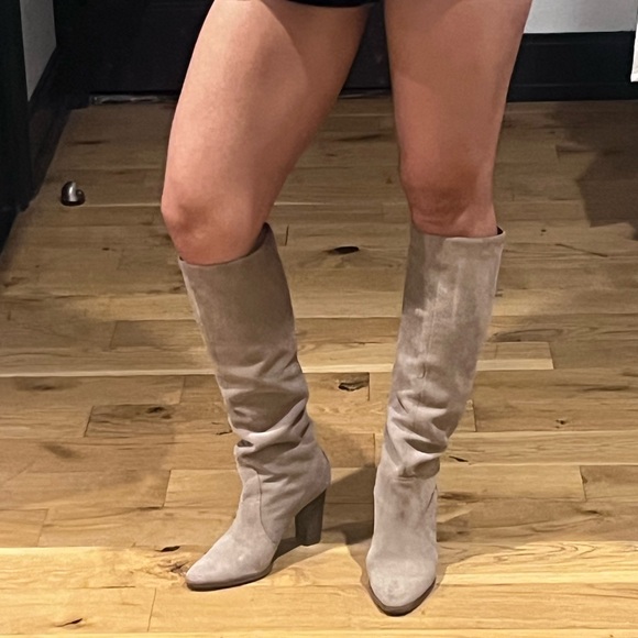 Dolce vita grey suede knee high boots - Picture 6 of 8